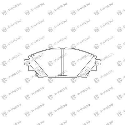 D3163MH منصات الفرامل ل Mazda 3 BM2