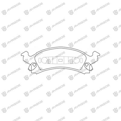 منصات الفرامل PN0311 لشيفروليه كورسيكا 1LT69